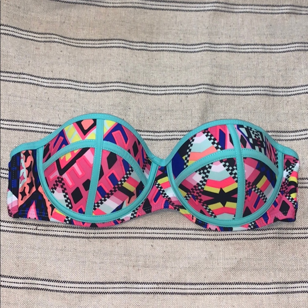 Multi color swim top